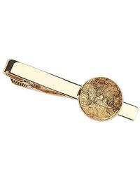 Stephen Oliver - Plated Earth Map Tie Bar - Lyst