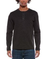 Vince - Double Face Pique Henley - Lyst