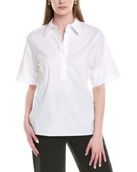 Lafayette 148 New York - Half Placket Camp Shirt - Lyst