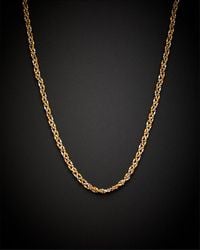 Italian Gold - 14k Tri-tone Bar & Bead Necklace - Lyst