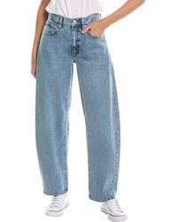 FRAME - Frame Low Slung Dollhouse Barrel Jean - Lyst