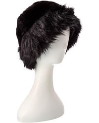 Surell - Accessories Eyelash Cuffed Bucket Hat - Lyst