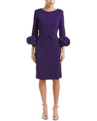 Issue New York - Puffed Sleeve Cocktail Dress - Lyst