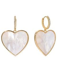 Eye Candy LA - Shell Pearl Drop Earring - Lyst