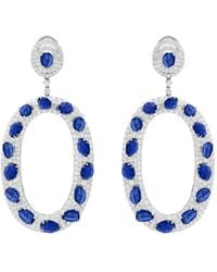 Diana M. Jewels - Fine Jewelry 18k 11.13 Ct. Tw. Diamond Earrings - Lyst