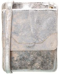 Frye - Melissa Metallic Leather Sling Bag - Lyst