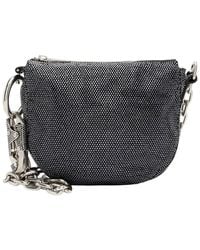 Burberry - Blue Suede Crystal Knight Mini Shoulder Bag (authentic Pre-loved) - Lyst