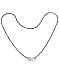 Effy Fine Jewelry - 14k 9.41 Ct. Tw. Diamond & Sapphire Necklace - Lyst