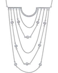 Crislu - Cz Statement Necklace - Lyst
