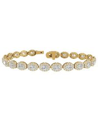 Lab Grown Diamonds - 14K 6.51 Ct. Tw. Lab-Grown Diamond Tennis Bracelet - Lyst