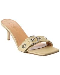 Aeyde - Ilvyeyelet Canvas Sandal - Lyst