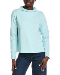 Eileen Fisher - Funnel Neck Top - Lyst