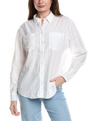 7 For All Mankind - Easy Linen-Blend Shirt - Lyst