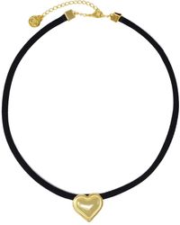 Cloverpost - Heartbeat 14k Plated Necklace - Lyst