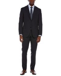 Canali - 2Pc Wool Suit With Flat Front Pant - Lyst