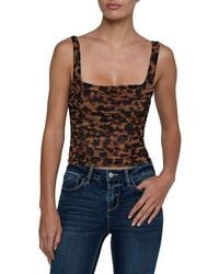L'Agence - Rasha Knit Tops - Lyst