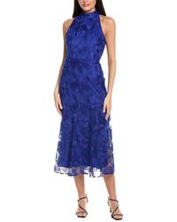 Sam Edelman - Leafy Embroidery Midi Dress - Lyst