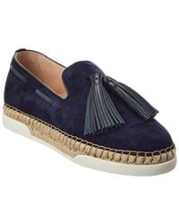 Tod's - Gomma Suede Espadrille - Lyst