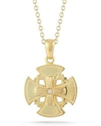 Reiss - 14k 0.01 Ct. Tw. Diamond Necklace - Lyst