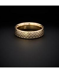 Italian Gold - 14k Comfort Fit Ring - Lyst