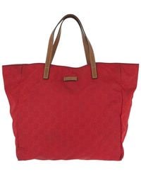 Gucci - Nylon Gg Tote 282439 (Authentic Pre-Loved) - Lyst