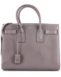 Saint Laurent - Leather Sac De Jour Nm Bag Small (Authentic Pre-Loved) - Lyst