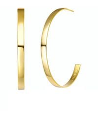 Rachel Glauber - 14k Plated Hoops - Lyst
