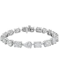 Lab Grown Diamonds - 14K 19.25 Ct. Tw. Lab-Grown Diamond Fashion Bracelet - Lyst