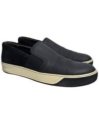 Lanvin - Leather Slip-On Sneaker (Authentic Pre-Loved) - Lyst