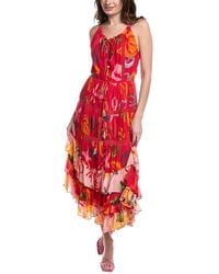 FARM Rio - Lace-Trim Maxi Dress - Lyst