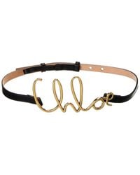 Chloé Iconic Small Belt in Blue | Lyst