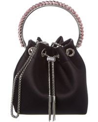 Jimmy Choo - Bon Bon Satin Bucket Bag - Lyst