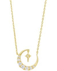 Savvy Cie - Cz Stackable Necklace - Lyst