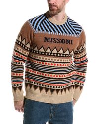 Missoni - Wool-blend Crewneck Sweater - Lyst