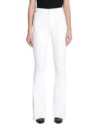 7 For All Mankind - Ultra High-rise Skinny Clean White Bootcut Jean - Lyst