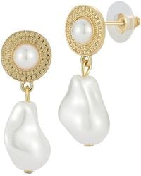 Chloe and Madison - Jewelry Plated Earrings - Lyst