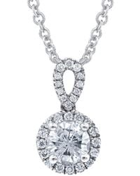 Diana M. Jewels - Fine Jewelry 18k 1.01 Ct. Tw. Diamond Necklace - Lyst