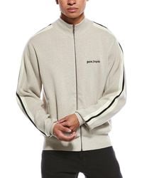 Palm Angels - Classic Logo Knit Wool & Cashmere-blend Track Jacket - Lyst