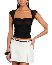 SER.O.YA - Seroya Lille Mesh Top - Lyst