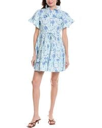 Sail To Sable - Tiered Mini Dress - Lyst