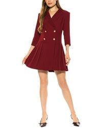 Alexia Admor - Jacki Pleated Blazer Dress - Lyst