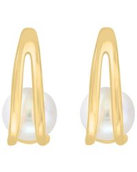 Effy Fine Jewelry - 14K Fresh Water Pearl 4Mm Pearl Earrings - Lyst