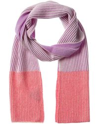 Forte - Fashion Plaited Colorblocked Cashmere Scarf - Lyst