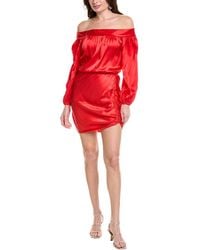 Amanda Uprichard - Avra Silk Mini Dress - Lyst