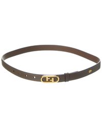 Fendi - O'lock Leather Belt - Lyst