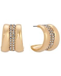 Ettika - 18K Plated Hoop Earrings - Lyst