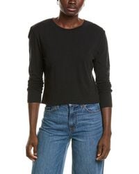 Amo Denim - Amo Babe Linen-Blend T-Shirt - Lyst