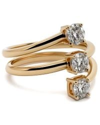 Prince Diamond & Jewelry - 14k 4.38 Ct. Tw. Lab-grown Diamond Three-stone Ring - Lyst