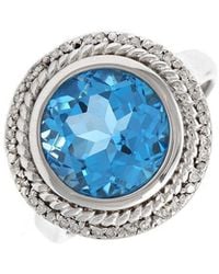 Gemstones - Diamond Select Cuts 4.60 Ct. Tw. Diamond & Topaz Ring - Lyst