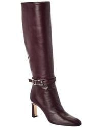 Sergio Rossi - Nora 80 Leather Knee-High Boot - Lyst